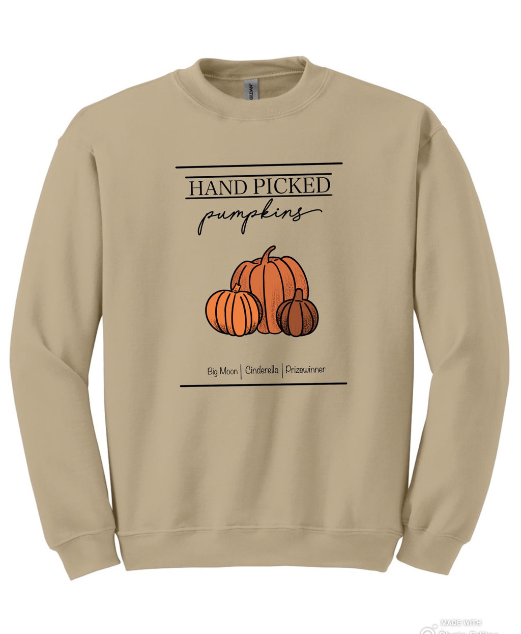 Hand Picked Pumpkins Sweatshirt