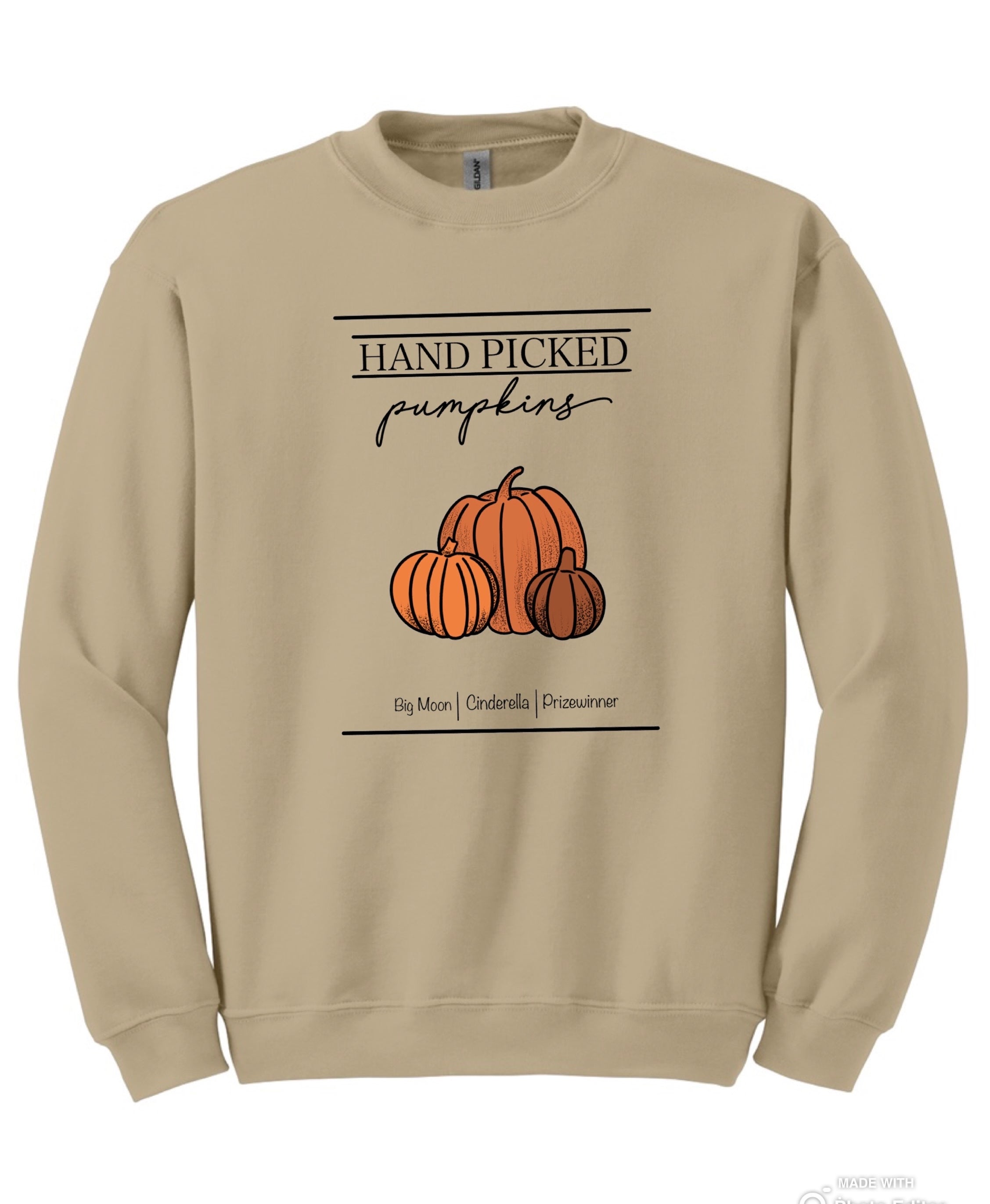 Hand Picked Pumpkins Sweatshirt