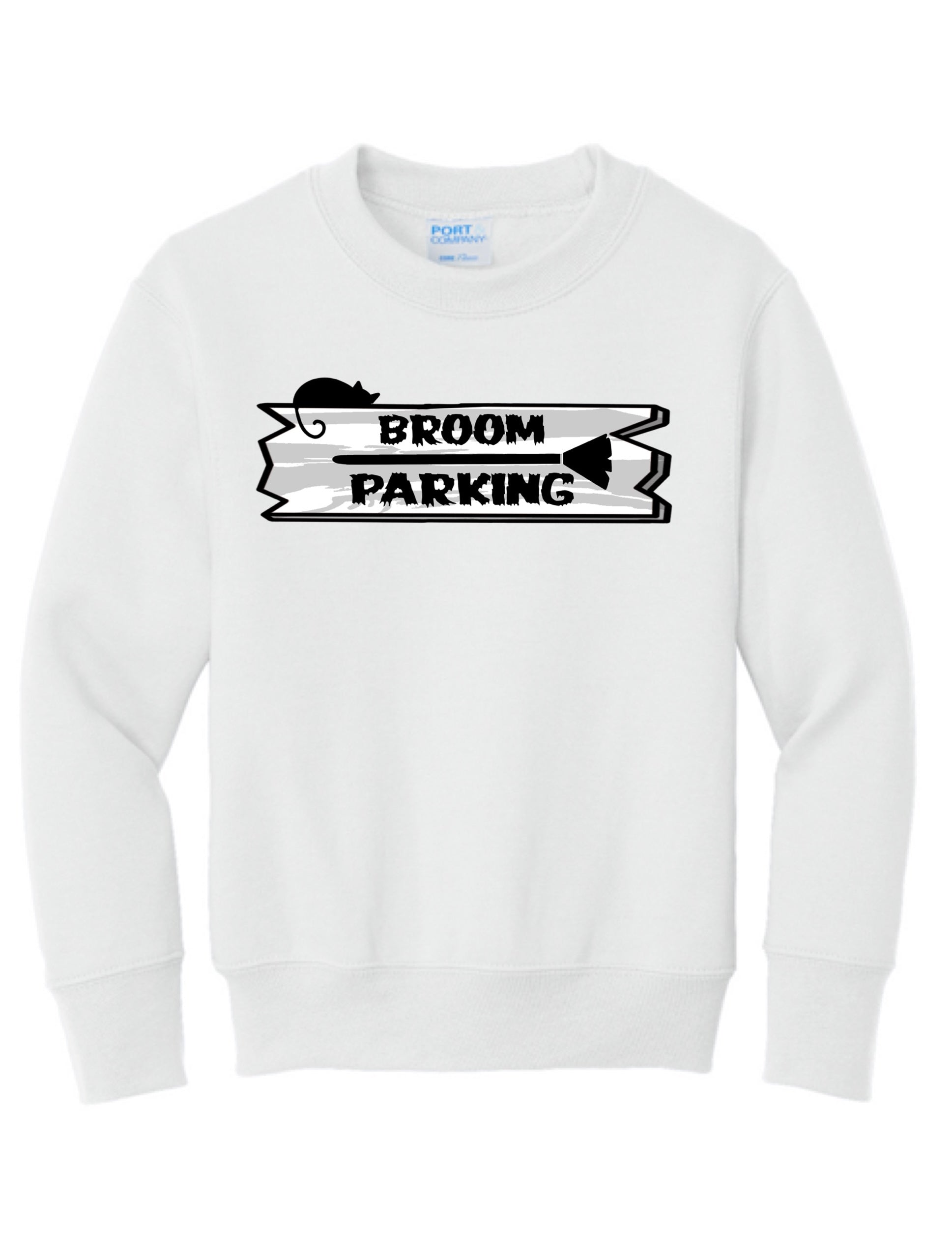 Youth Broom Parking Crewneck