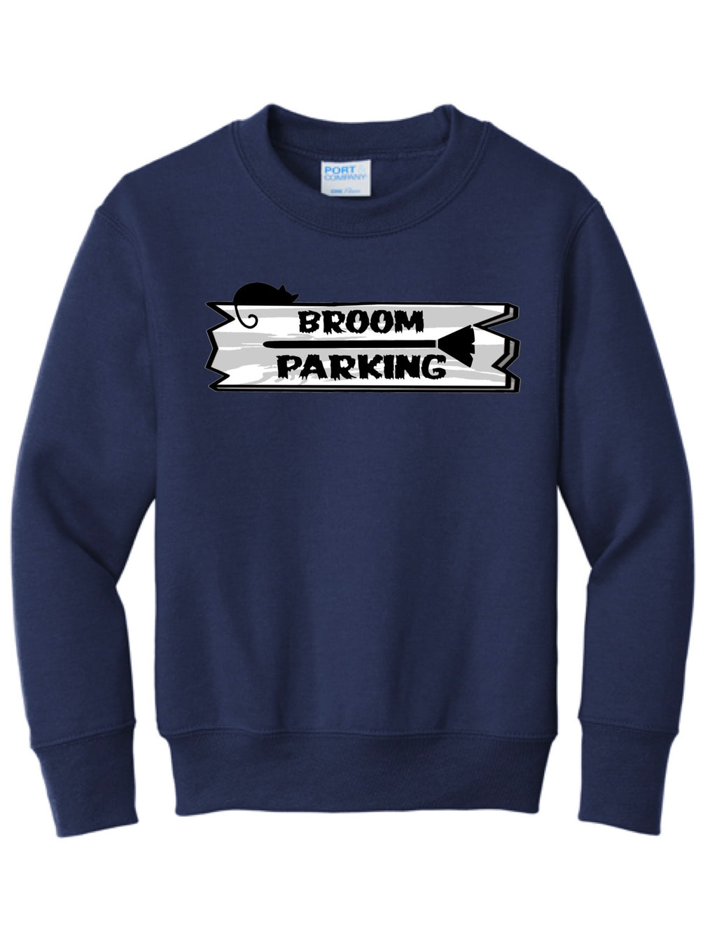 Youth Broom Parking Crewneck