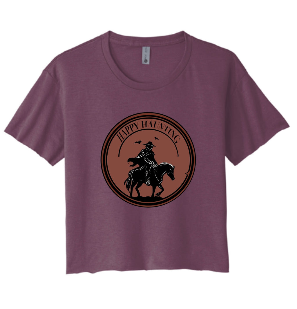 Happy Haunting Crop Tee